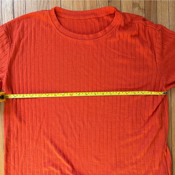 Amazon Orange Ribbed Two-Piece Set - Picture 2 of 5
